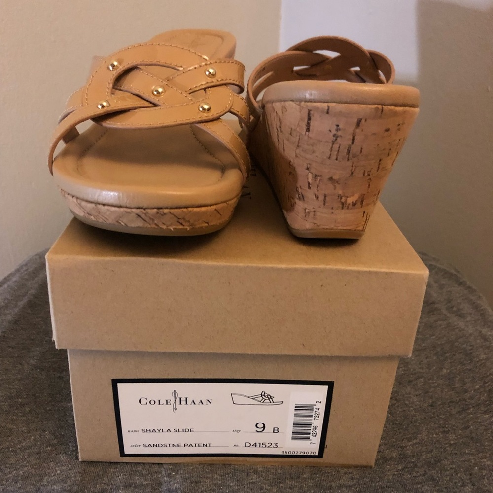 Cole Haan Nude Slides 9B